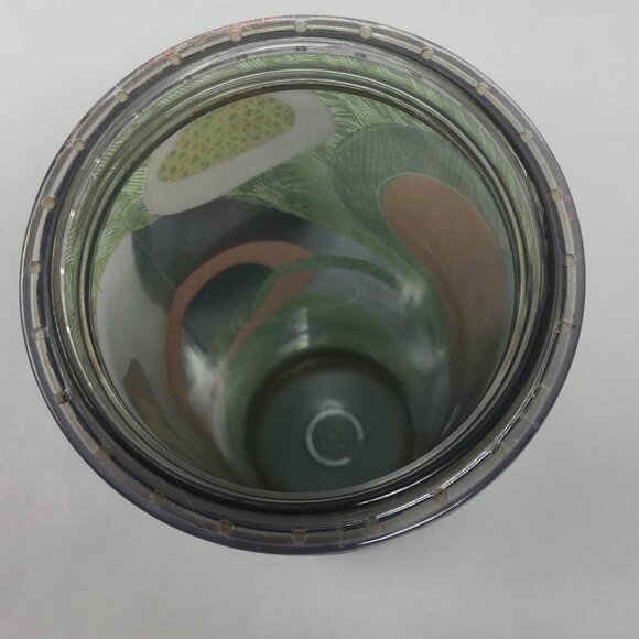 Starbucks 2007 Travel Tumbler Green Orange Cup 16o - Picture 5 of 8